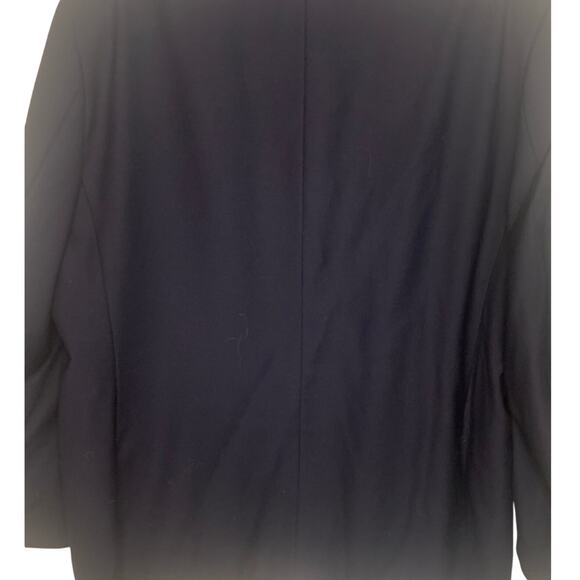 Tiglio Luxe Suit Coat Blazer 44R Mens Navy 2 Button Italy Lanificio di Biella - Picture 9 of 12